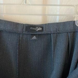 East fifth trousers, size 16, charcoal gray in color